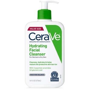 Cerave Hydrating Facial Cleanser - 16 fl oz (473 ml) - New Value Size